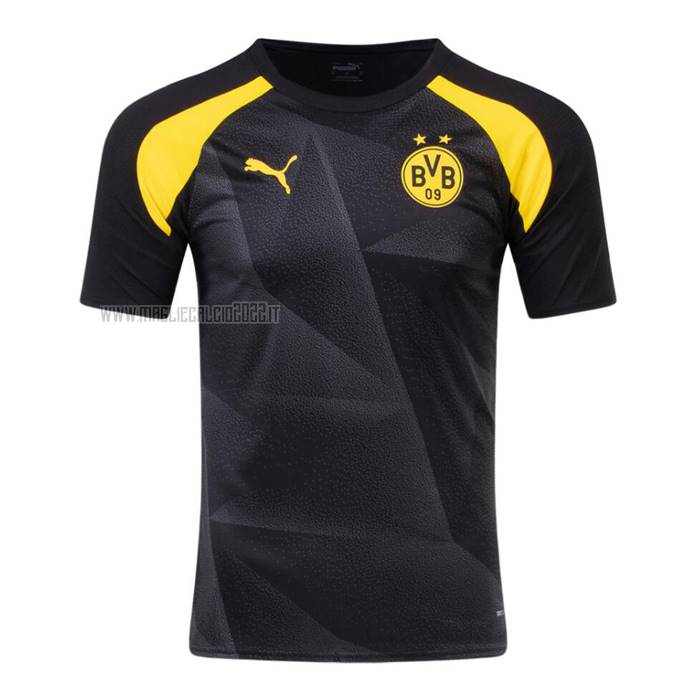 Maglia Prematch del Borussia Dortmund 2023 Nero